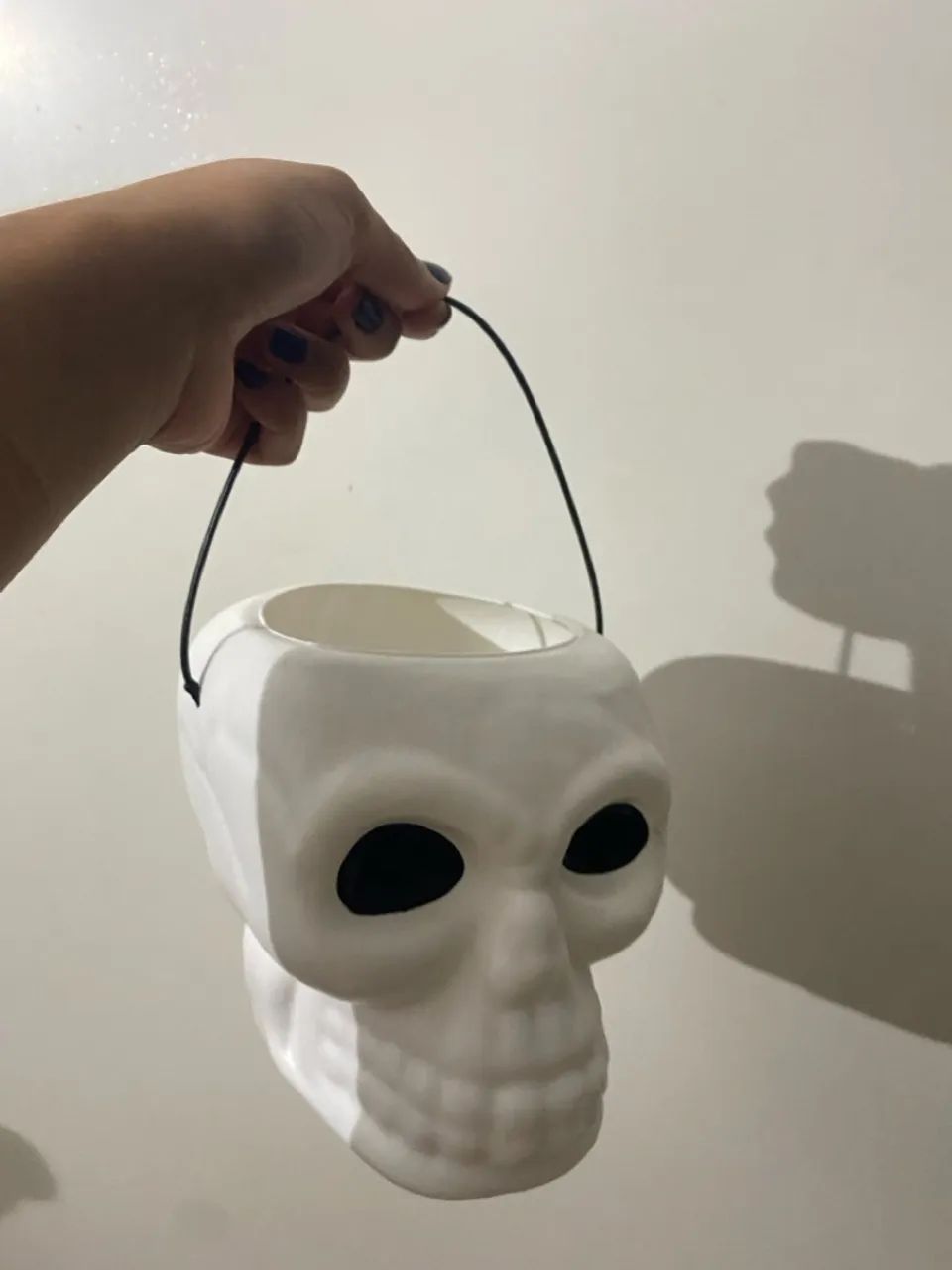 Balde de Caveira para Halloween