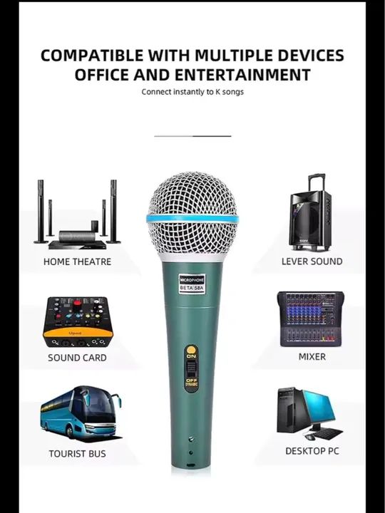 Microfone Condensador Beta 58A - Foto 3