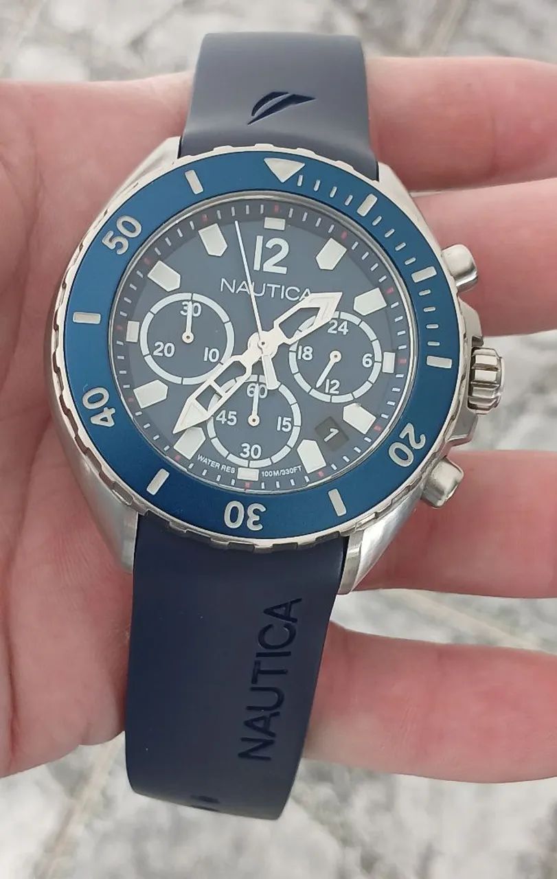 Nautica Authentic Nautica Napnwp001 Relógio Nautica Chronograph