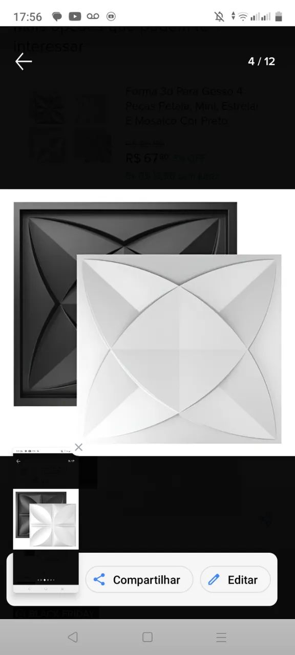 Pinturas em geral. e fabricação de placas gesso 3d