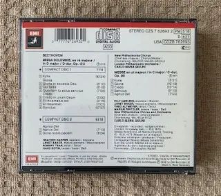 Beethoven Missa Solemnis -2CDs Made in Germany - Foto 2