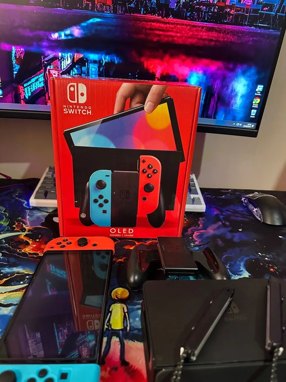 Nintendo Switch OLED Desbloqueado 256gb  - Foto 2