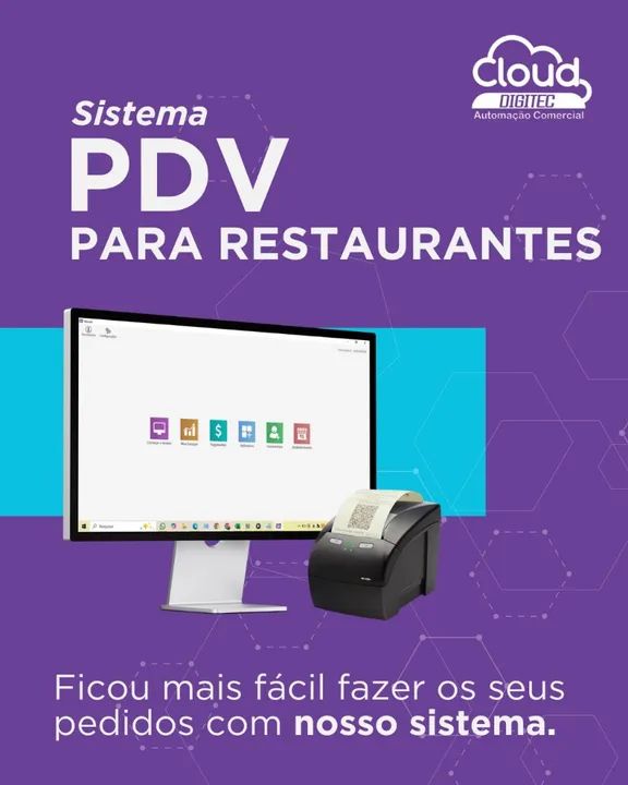 Sistema PDV para restaurantes - Cloud Digitec