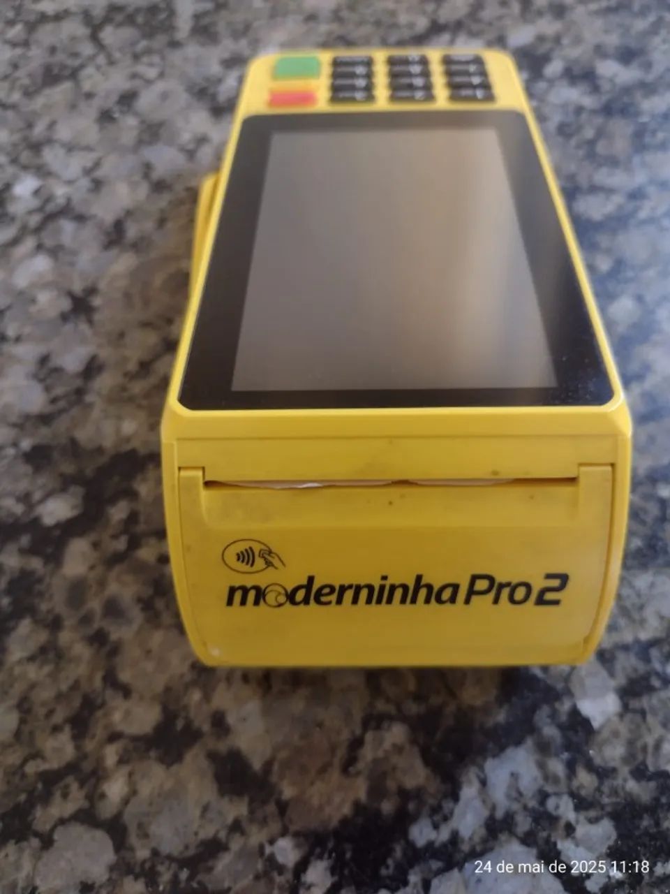 Maquina de cartão imprime comprovante - Foto 2