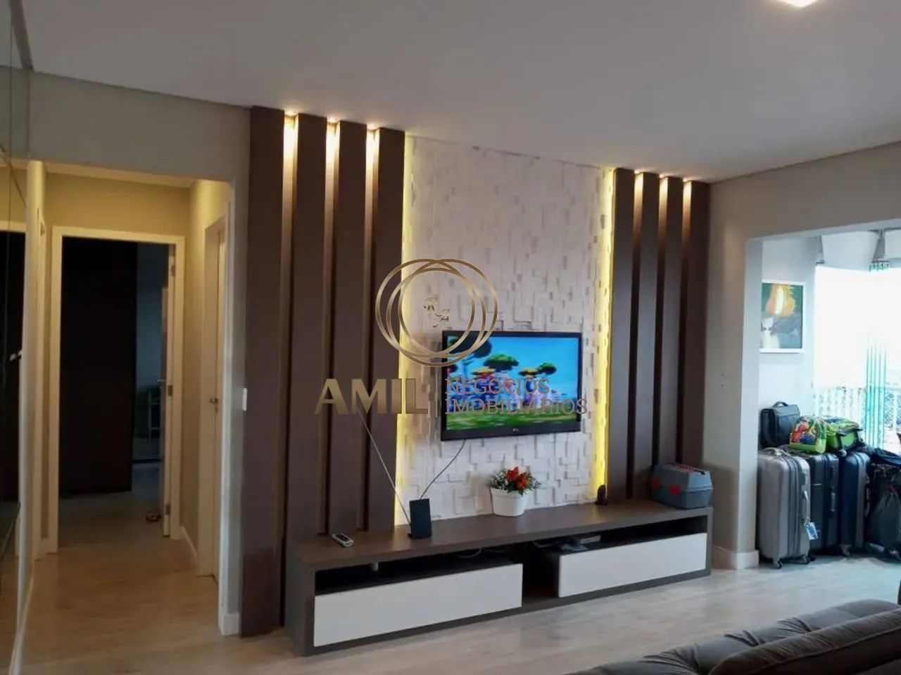 LDF - RA AMIL ALUGA Apartamento Mobiliado, 02 Dormitórios, 01 Suíte, 75m², Jardim das Indú - Foto 5