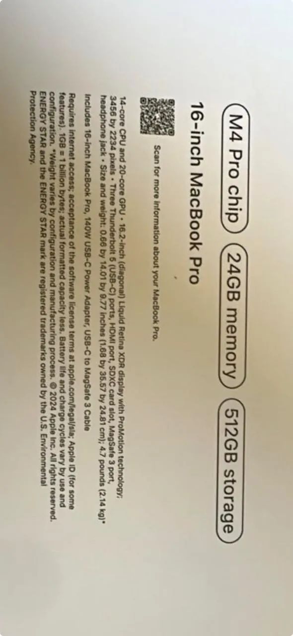MACBOOK PRO M4 NOVO - Foto 3