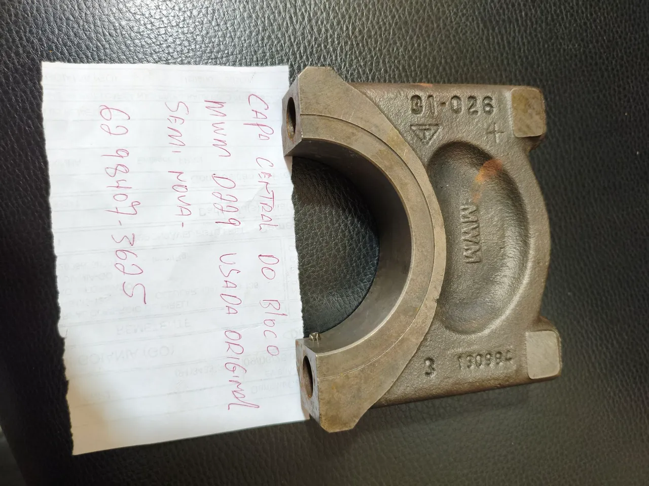 Capa Central Bloco MWM D229 Original