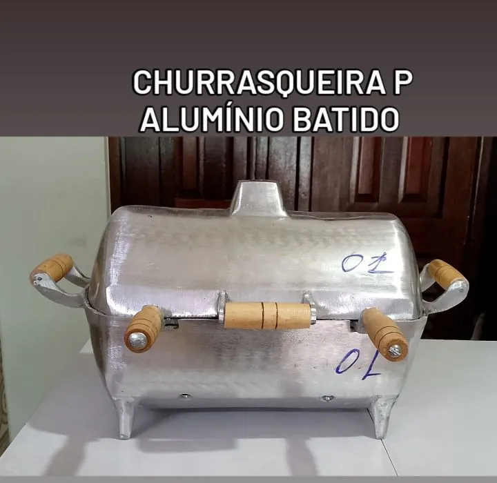 Churrasqueira de Alumínio Batidocom grelha