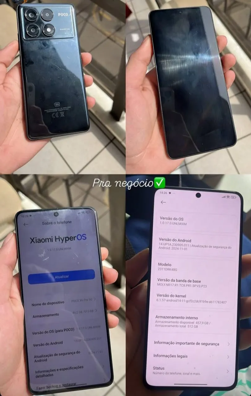 Vendo xiaomi poco x6 Pro em perfeito estado!