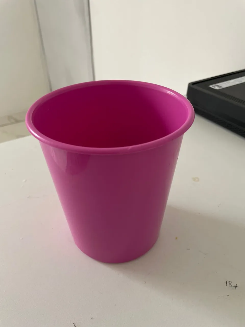 Vaso de planta rosa