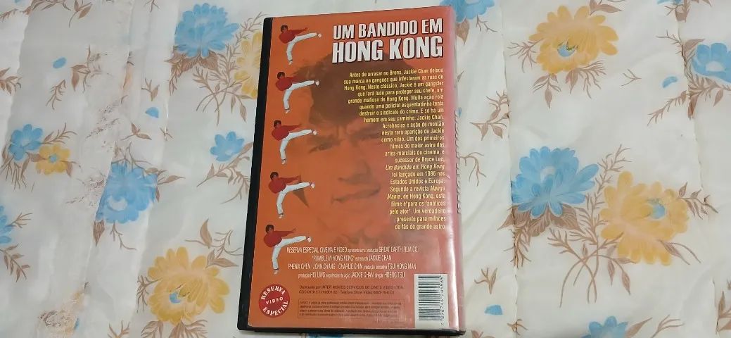 Filme Vhs Jackie Chan Um Bandido Em Hong Kong - Foto 2