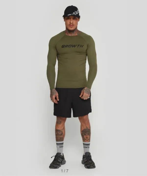 CAMISETAS MANGA LONGA TÉRMICA SEGUNDA PELE GROWTH UNDER - GROWTH SUPPLEMENTS