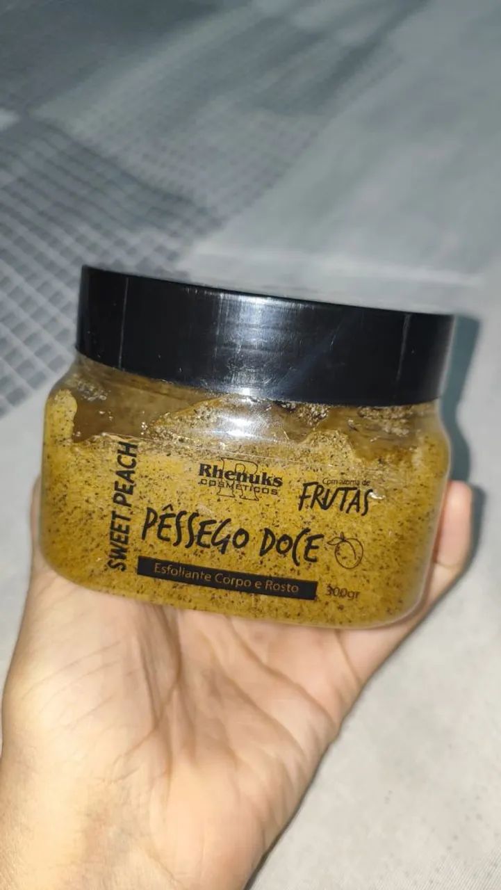 Esfoliante Corporal Pêssego Doce - 300g RHENUKS