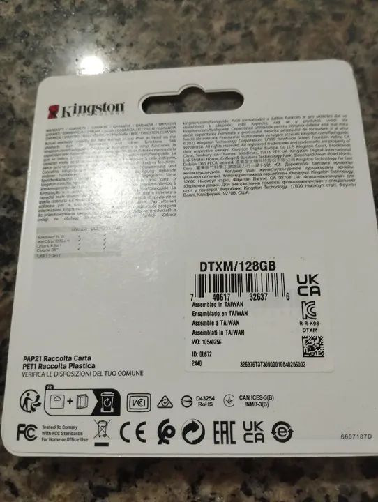 Pen Drive Kingston DataTraveler Exodia 128GB USB 3.2 - Foto 2