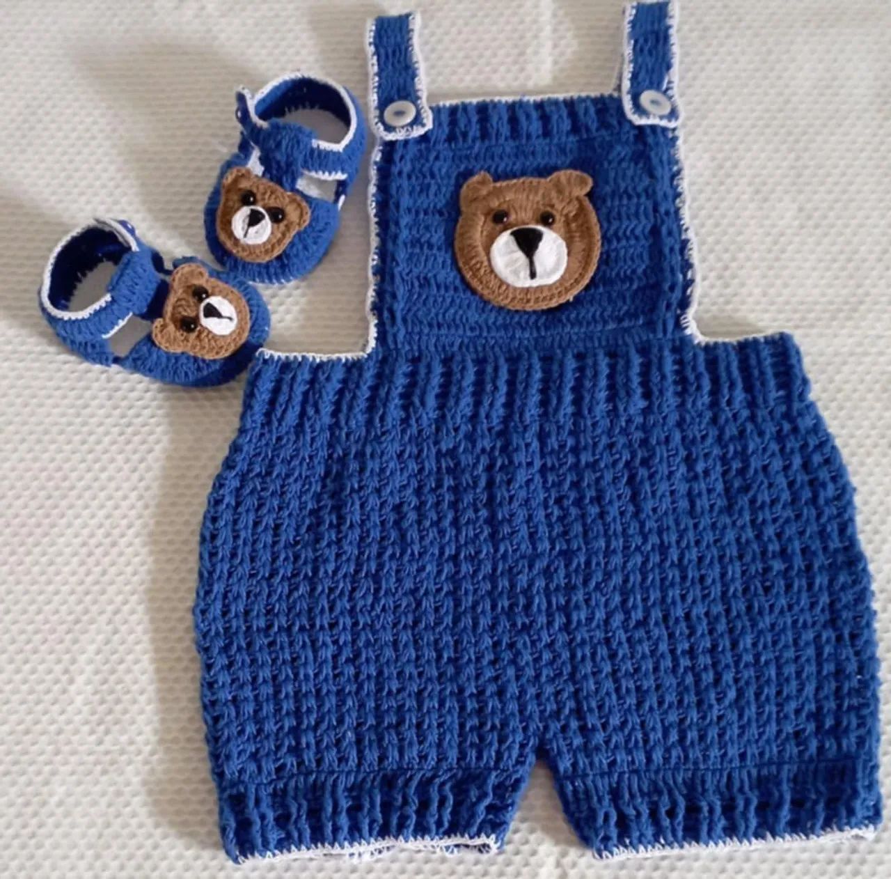 Roupa De Menino De CrochÃª Vestido De Crochê é Roupinhas Para