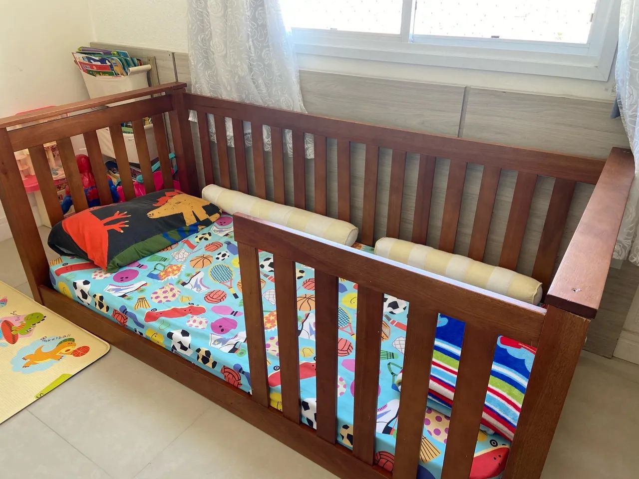 Cama Montessori de madeira - Foto 2