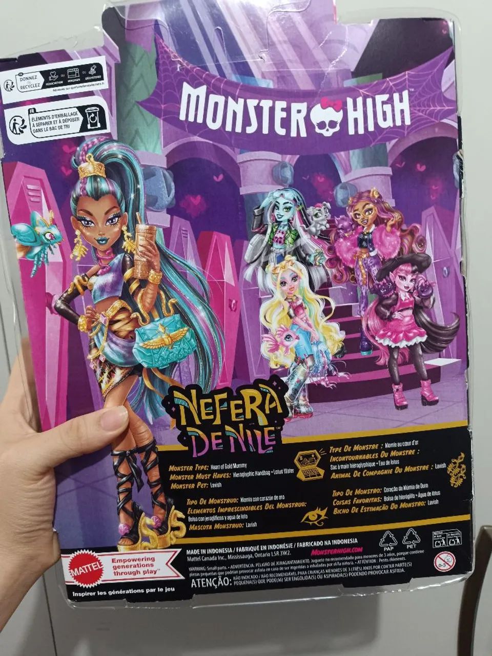 Caixa da Nefera de Nile Monster High g3  - Foto 2