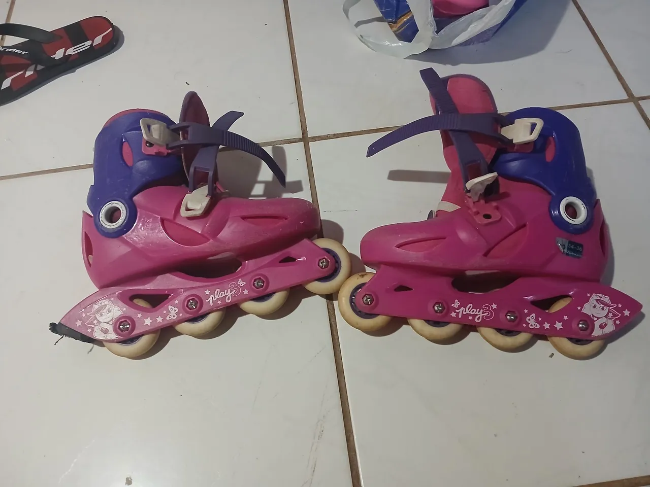 Patins Infantil Rosa - Nº 34/36