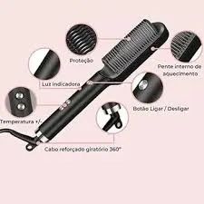 Escova Alisadora 3 em 1 - NOVA - Foto 5