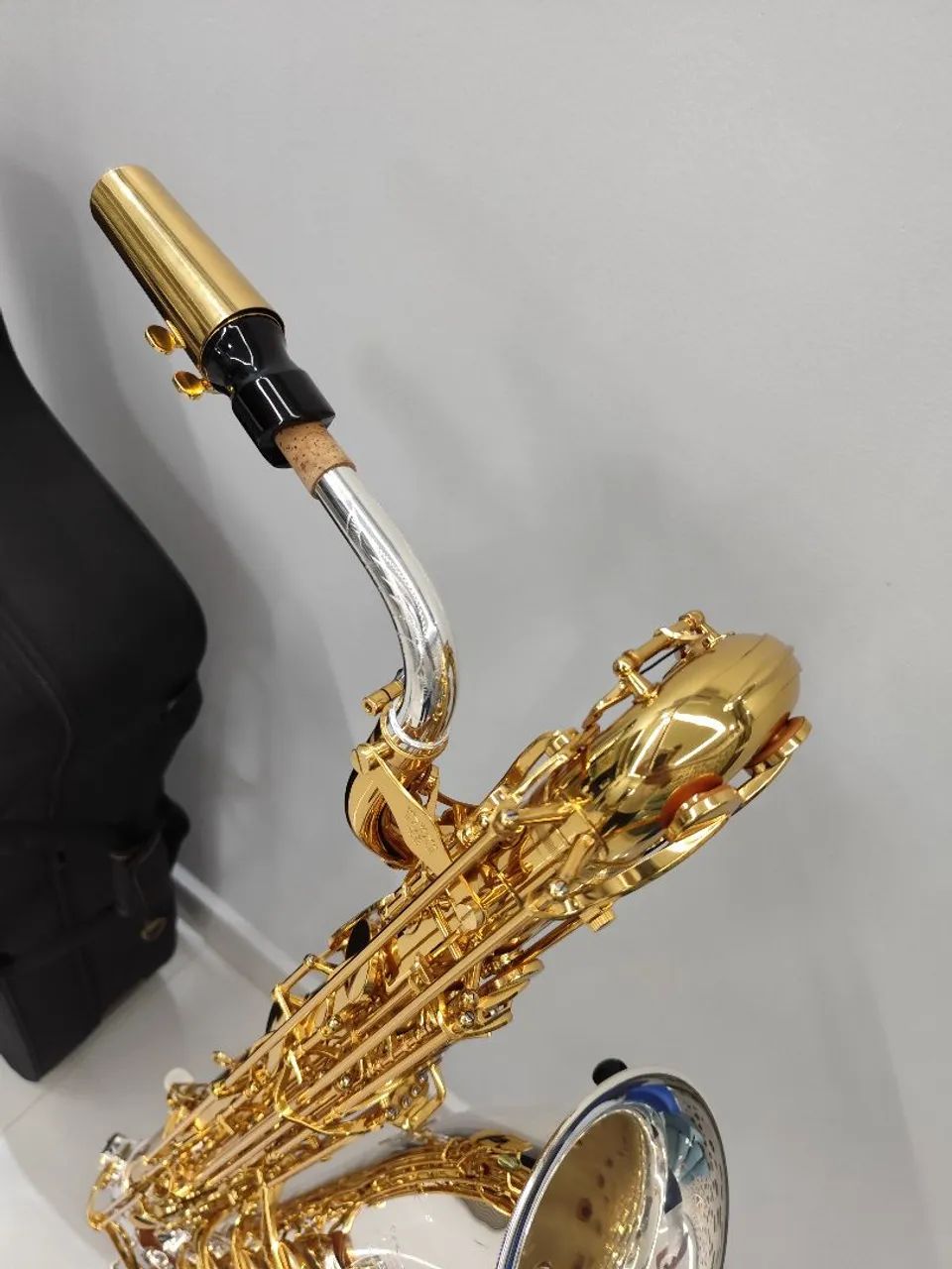 Sax Baritono Tokai TSB-300GP Mib c/ La grave - Dourado c/ Prata - NOVO - Parcelo 18x - Foto 3