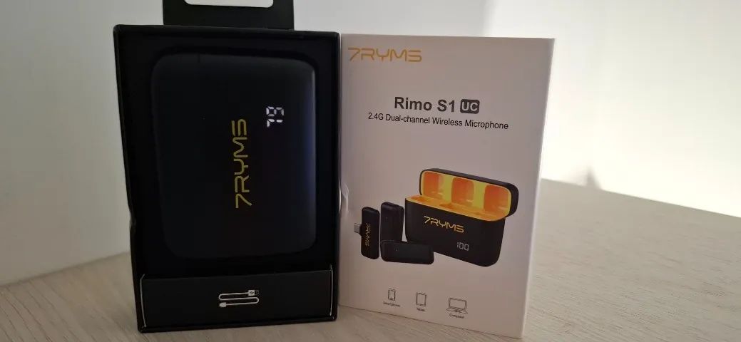 Microfone 7Ryms Rimo S1 Uc Wireless Preto - Foto 2