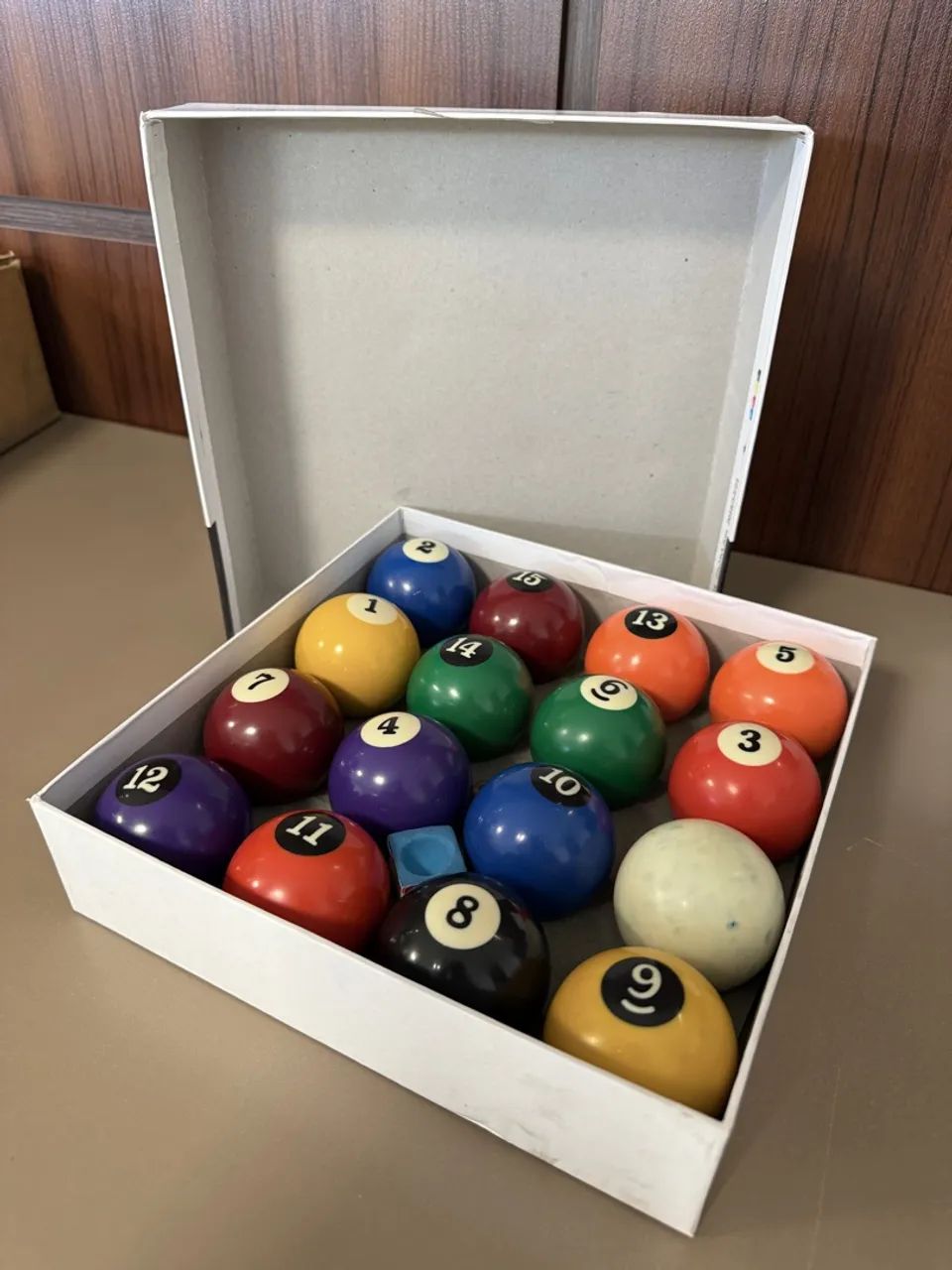 JOGO COMPLETO BOLAS SINUCA - NOVO - Foto 2