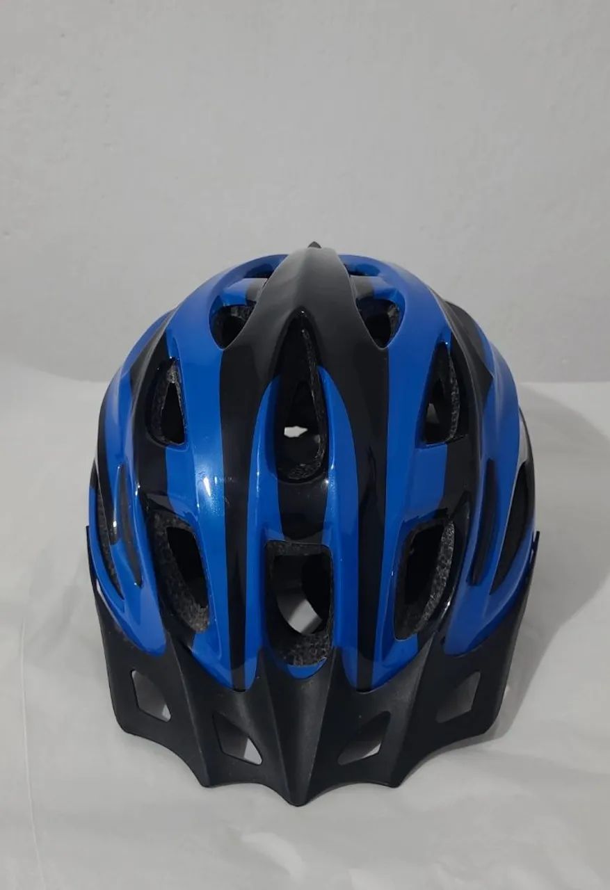 Capacete de Ciclismo TSW Azul e Preto, bonito, original, confortável, design moderno.  - Foto 4