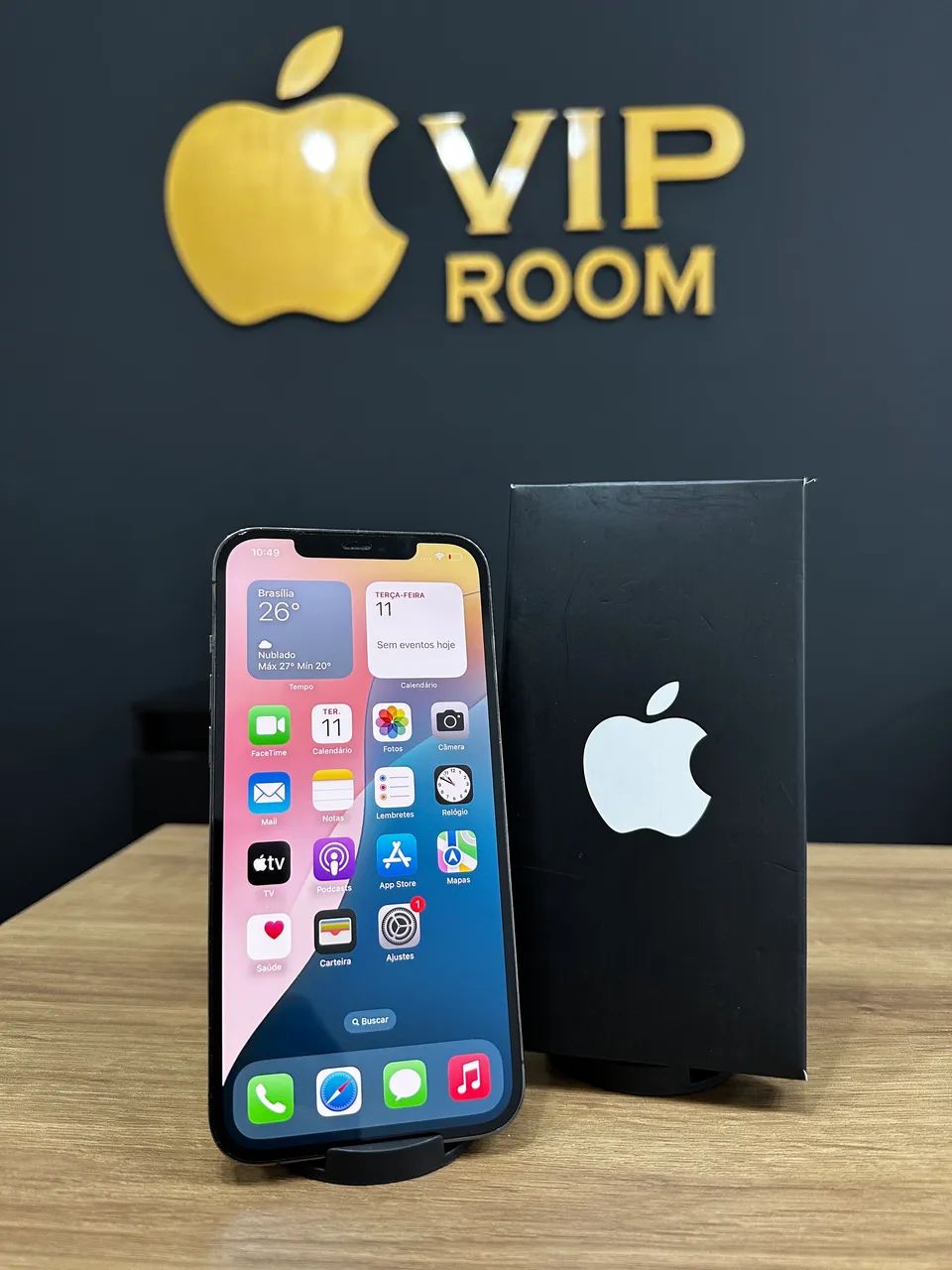 iPhone 12 Pro Max 128gb grafite semi novo em excelente estado