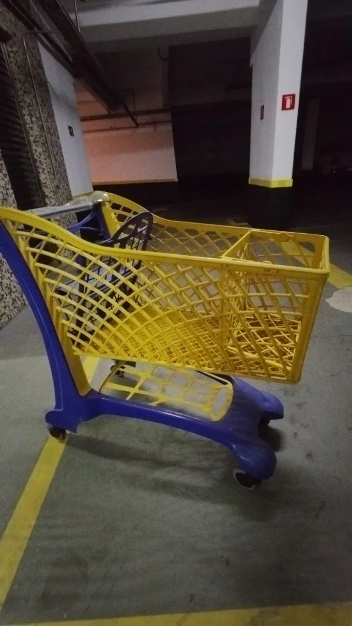 Carrinho de compras supermercado para área externa