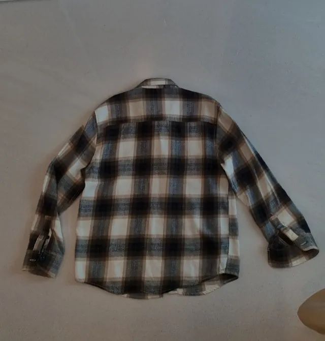 Camisa quadriculada infantil masculino - Foto 5