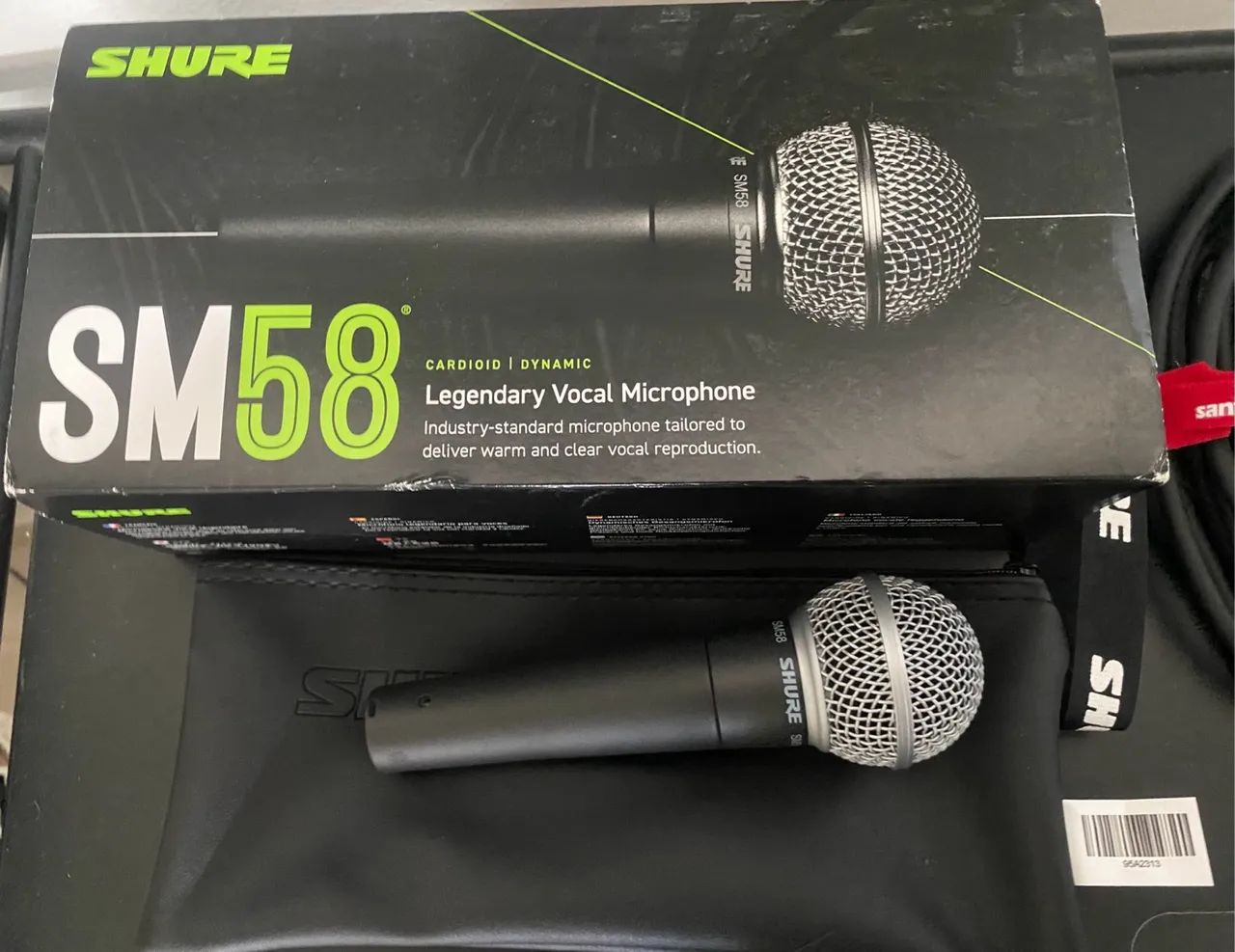 Microfone Shure SM58 - Novo - Foto 4