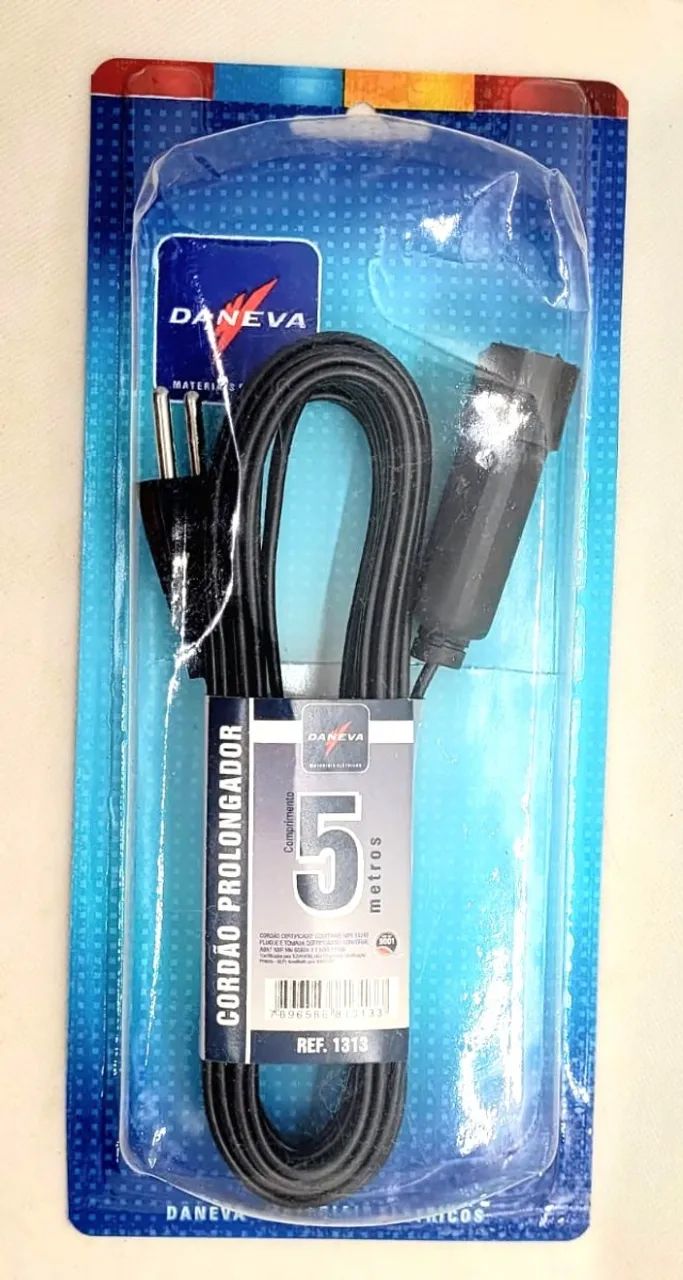 Promoção.  Extensão Elétrica Prolongador PL 2x0,75mm² 5m 10A - Foto 3