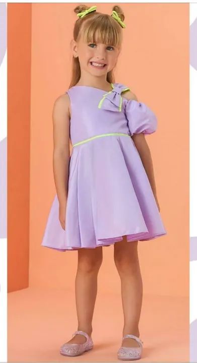 Vestido lilás infantil  - Foto 5