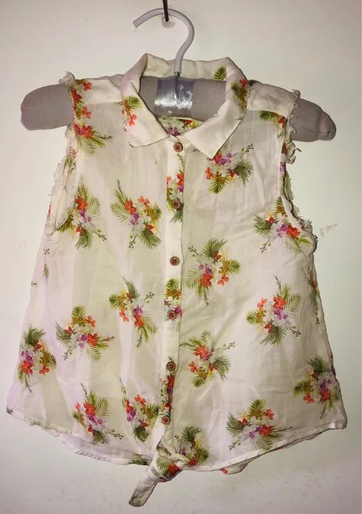 Blusa de amarrar menina tam 4/5 anos Zara