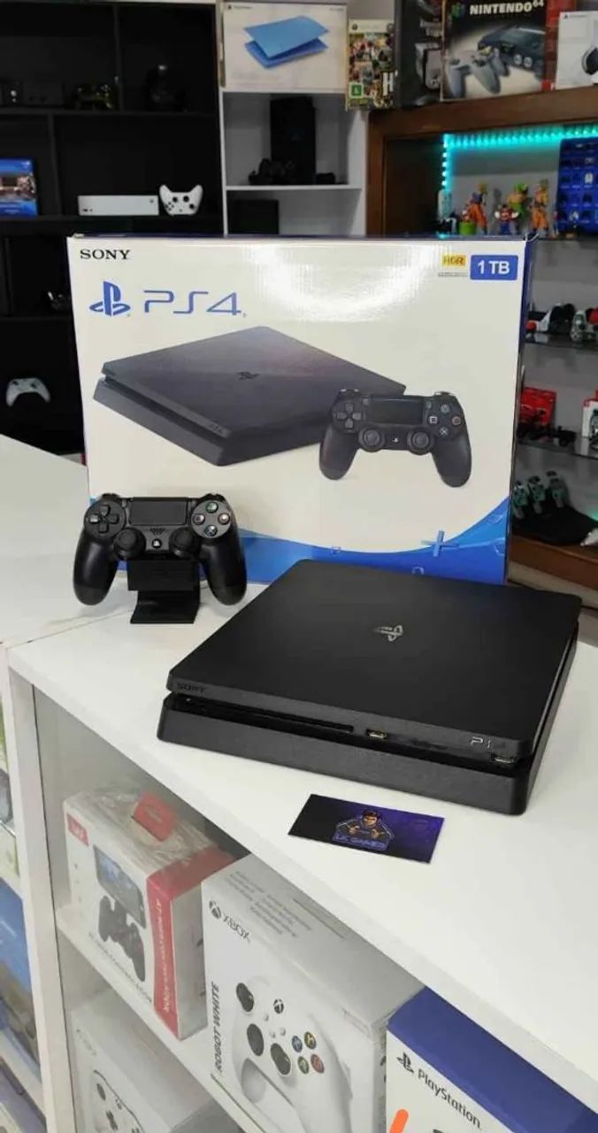 Ps4 Slim 500 GB - Semi-novo (LOJA FÍSICA) - Foto 2
