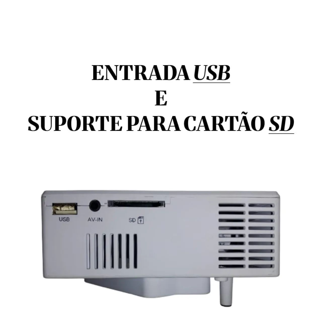 Mini Retro projetor portátil-TOMATE-MPR 8008 - Foto 3