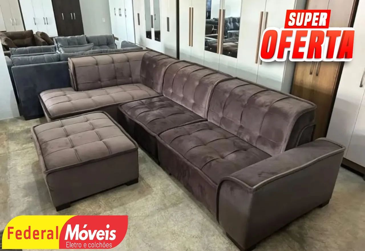 Sofá Modular de Canto 3,37m Entregamos - Super Oferta! - Foto 2