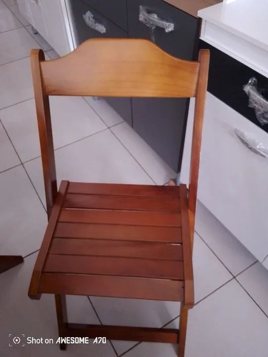 Mesa em madeira de Cedro - ENTREGA E MONTAGEM GRÁTIS - Foto 4