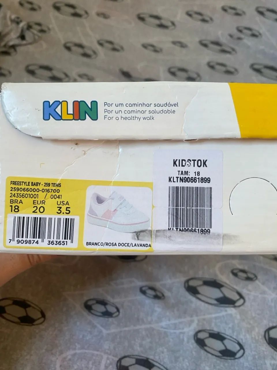 Tênis infantil Klin Kidstok, nº 18 - Foto 2