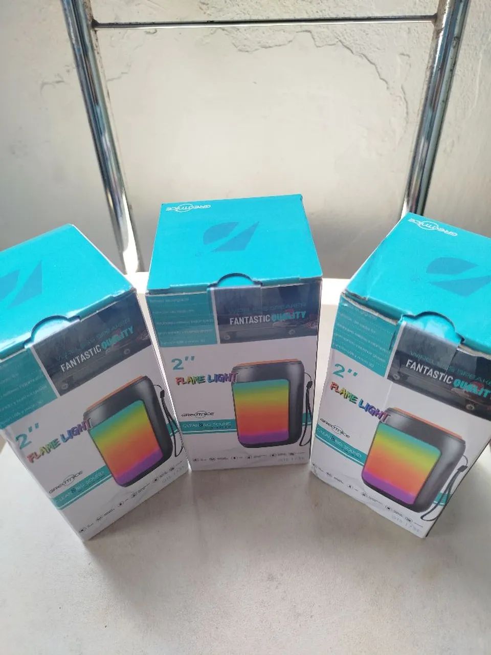Caixinha de Som Bluetooth GREATNICE 14cm (PIX, DINHEIRO E CARTÃO) - Foto 2