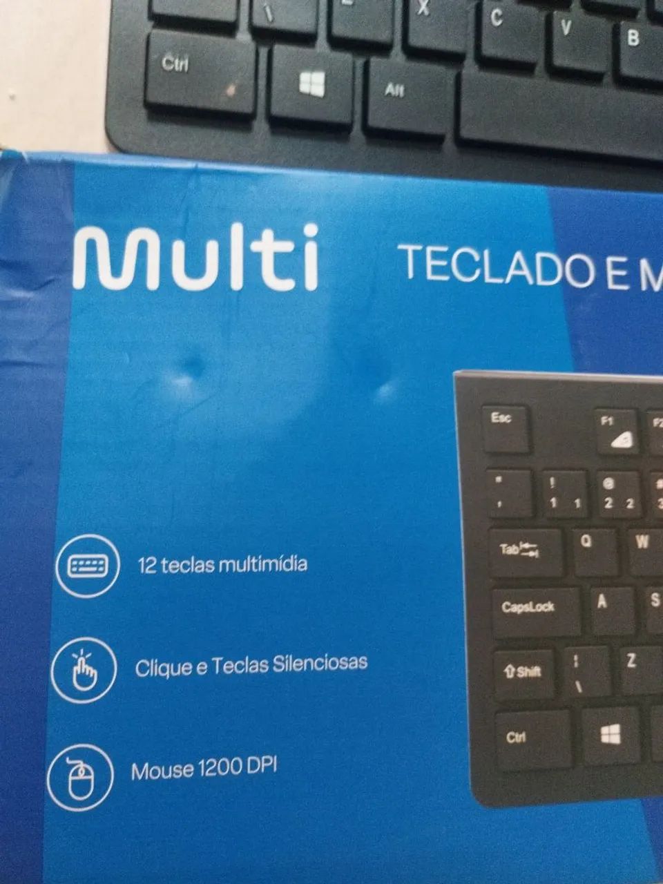 Teclado e mouse sem fio CS400 - Foto 4