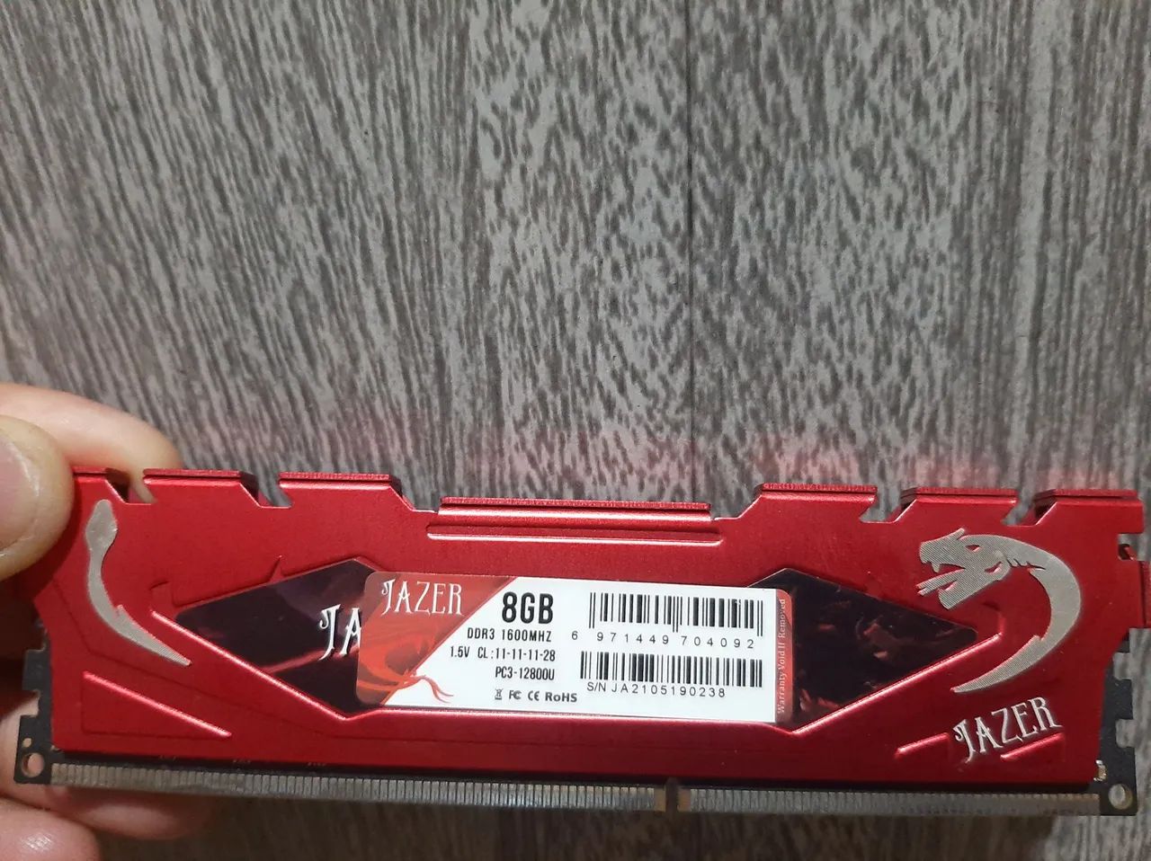 Memória RAM 8GB DDR3 - JAZER - Foto 2
