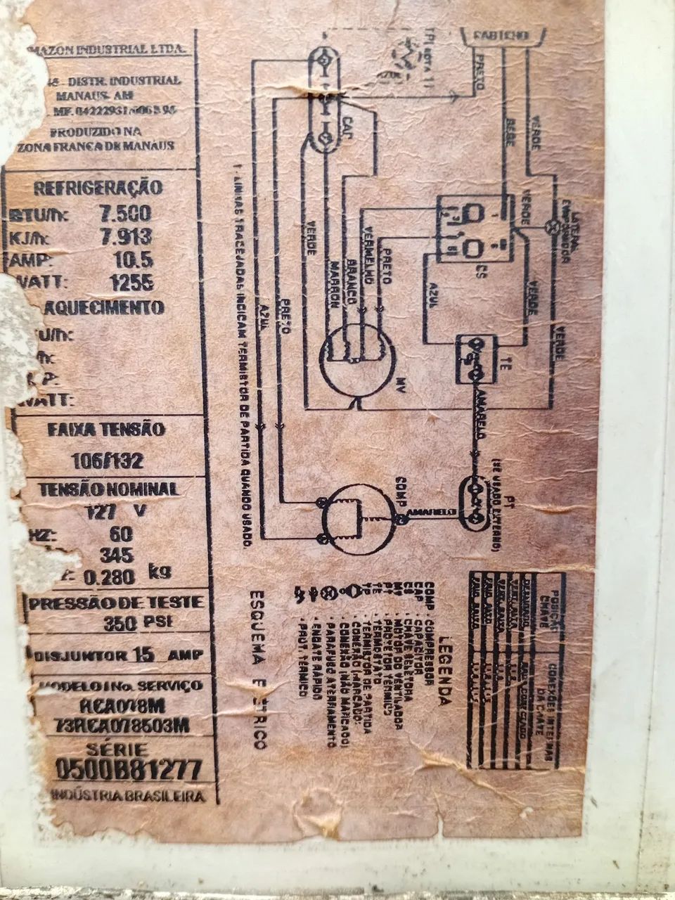 Ar condicionado Springer 7500 BTU , Funcionando MAS NÃO ESTÁ GELANDO,  nao sei se é gás  - Foto 2