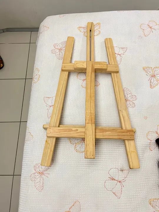 Cavalete 70 cm para pintura em tela - Foto 4