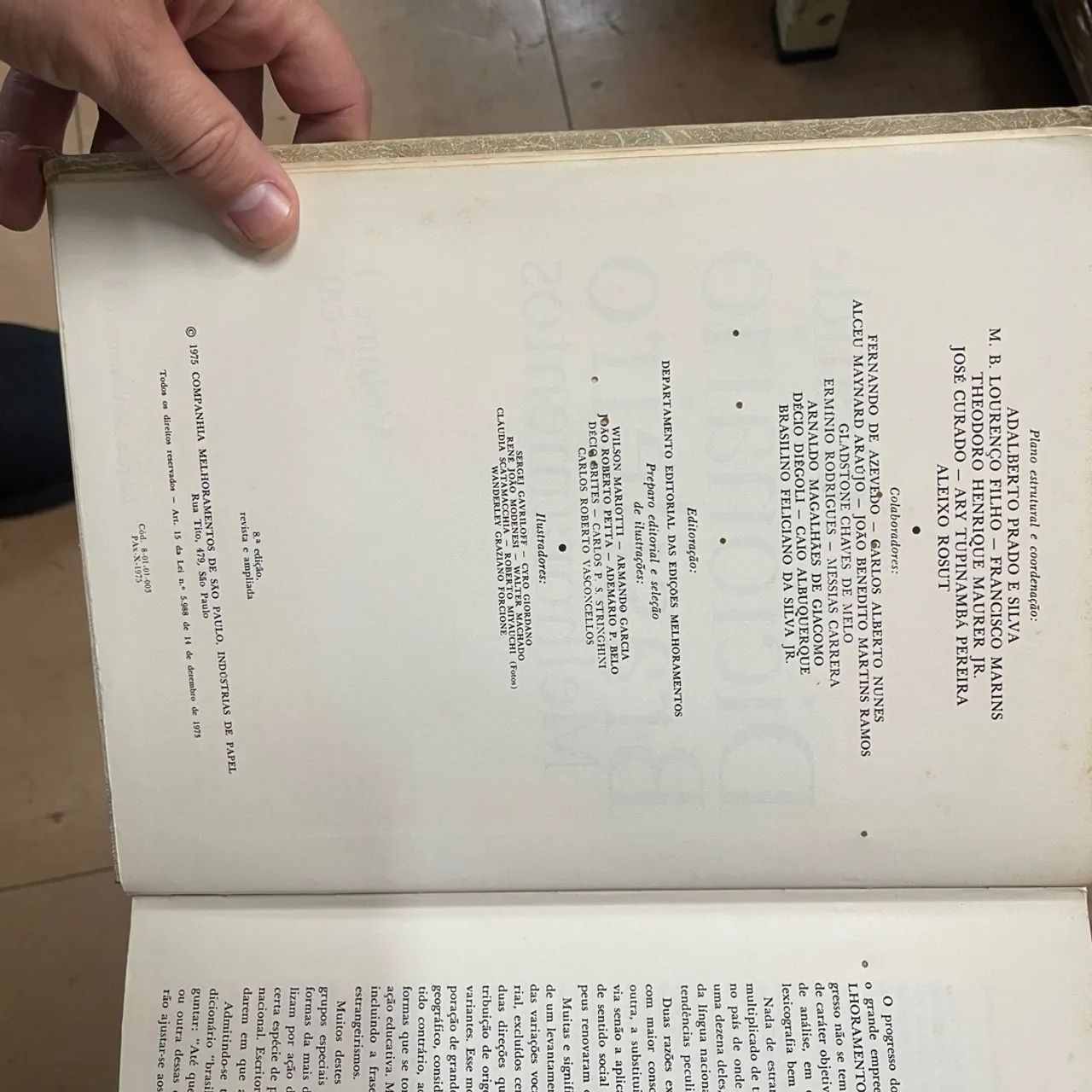 Grande dicionário brasileiro melhoramentos coleção 5 livros - Foto 3