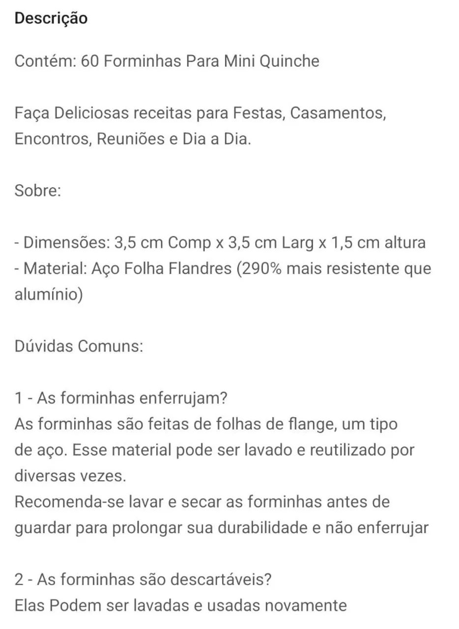 12 Formas para Empadas Doces e Bombons 3,5x3,5x1,5cm - Foto 6