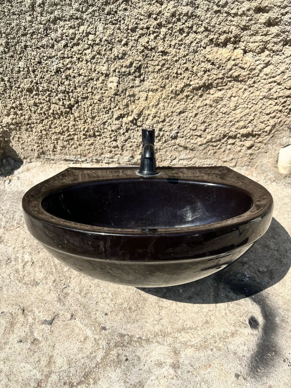 Kit Lavatório Com Coluna Para Banheiro Preto $150 - Foto 3