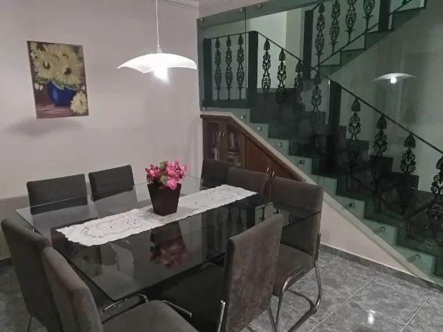 Mesa de Vidro para 8 cadeiras