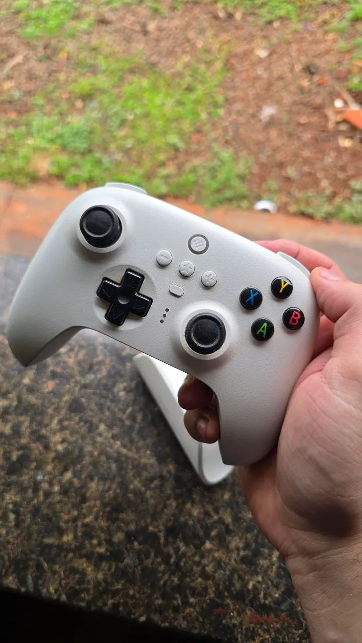 Controle 8 bitdo Ultimate - Branco  - Foto 3