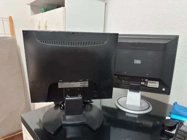 2 Monitores LCD Philips 15" e Positivo 14" - Ótimo Estado - Foto 3
